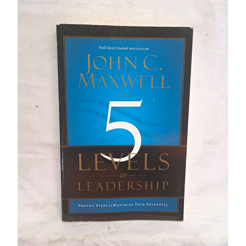 The 5 Levels of Leadership John C Maxwell Business Management Success Paperback